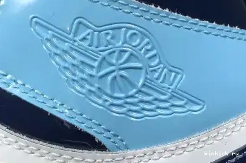CHILL BLUE LEATHER AIR 1 PATENT JORDAN UNC 0520